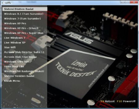 zmir Teknik Destek USB Multi Boot V 3.0