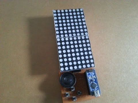 Arduino ile Tetris Oyunu Yapm + Devre emas