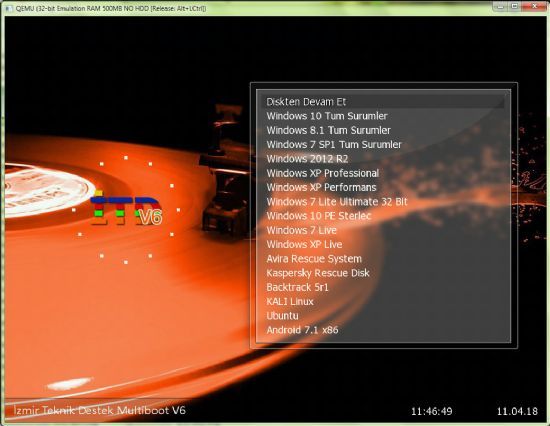 zmir Teknik Destek USB MultiBoot V6.2