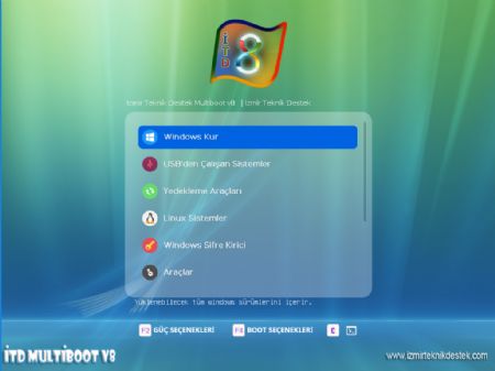 zmir Teknik Destek USB Multiboot V8.5