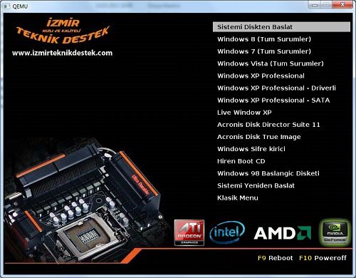 zmir Teknik Destek USB Multi Boot V 1.0