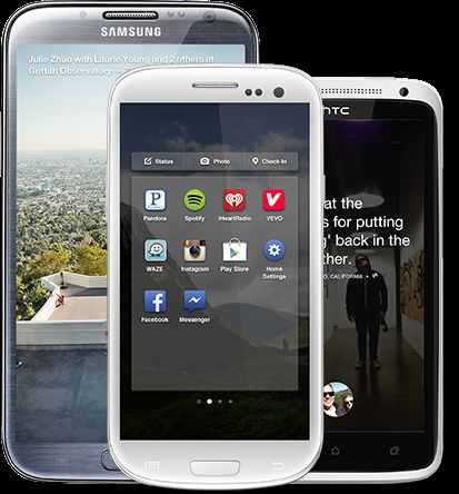 Facebook Home Uygulamas