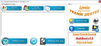 zmir Teknik Destek Multiboot Hazrlama v2.0 Yazlm